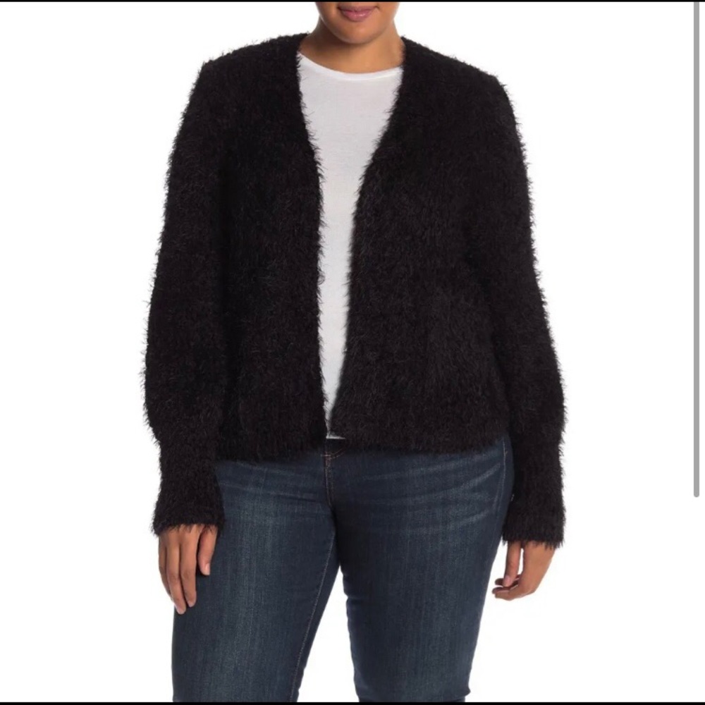 NWT Melrose and Market Bishop Sleeve Plush Cardigan